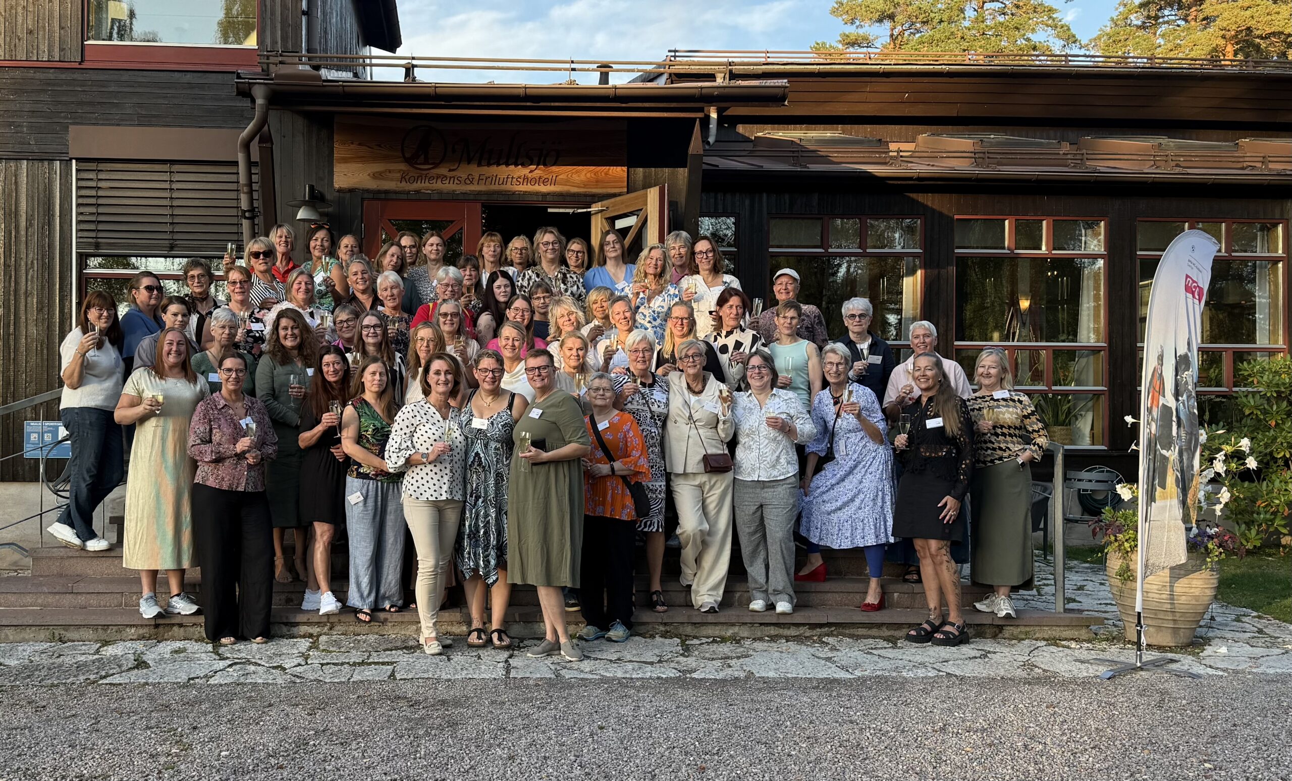 Gruppbild tagen på mcQ riksträff 2025