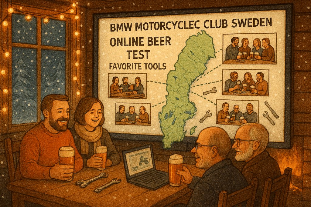 Kvällsevent: Ölprovning och Favoritverktyg med BMW MC-Klubben Sverige